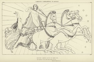 Lampetia quejándose a Apolo de John Flaxman